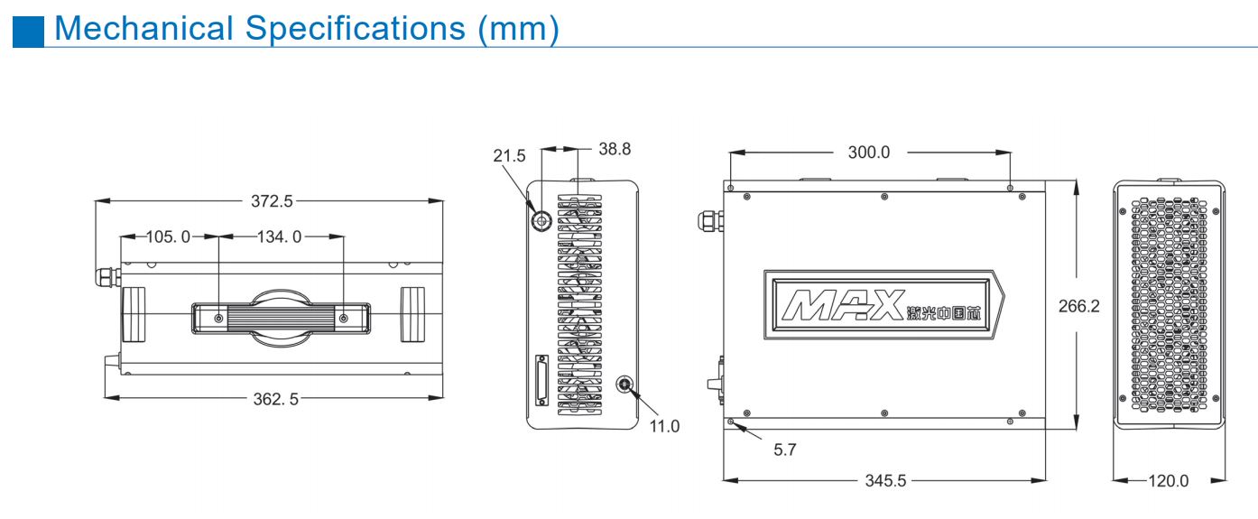 Unice MFP-30X 24-26W Q-Switch Pulsed Fiber Laser